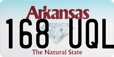 AR license plate 168UQL