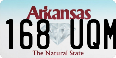 AR license plate 168UQM