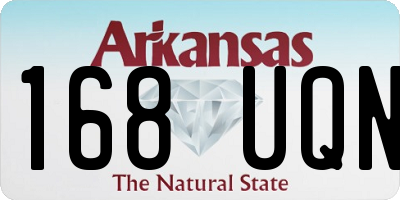 AR license plate 168UQN