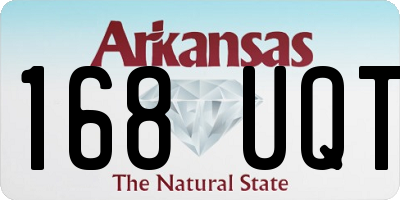 AR license plate 168UQT