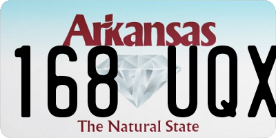 AR license plate 168UQX