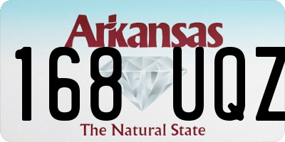AR license plate 168UQZ