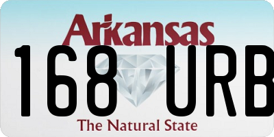 AR license plate 168URB