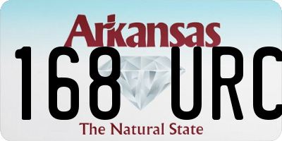 AR license plate 168URC