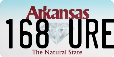 AR license plate 168URE