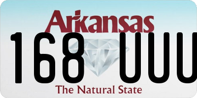 AR license plate 168UUU