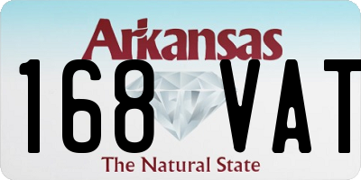 AR license plate 168VAT