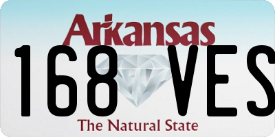 AR license plate 168VES