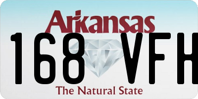 AR license plate 168VFH