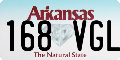 AR license plate 168VGL