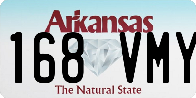 AR license plate 168VMY
