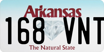 AR license plate 168VNT