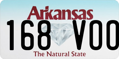 AR license plate 168VOO