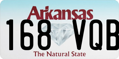 AR license plate 168VQB