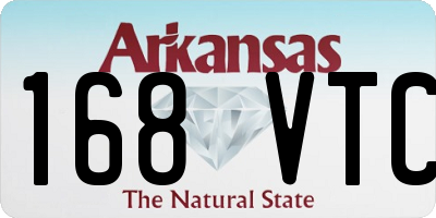 AR license plate 168VTC