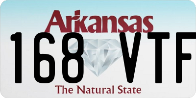 AR license plate 168VTF