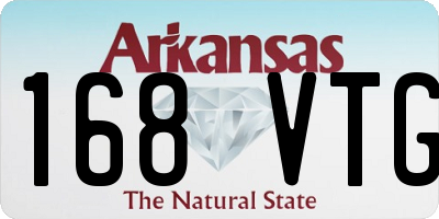 AR license plate 168VTG