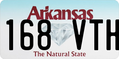 AR license plate 168VTH