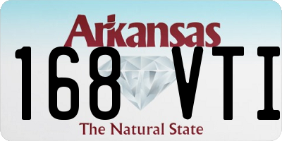 AR license plate 168VTI