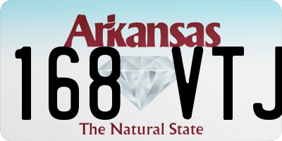 AR license plate 168VTJ