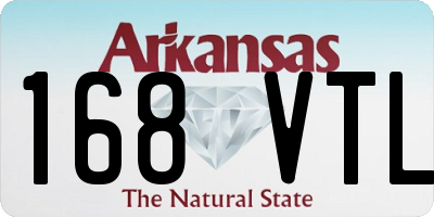 AR license plate 168VTL