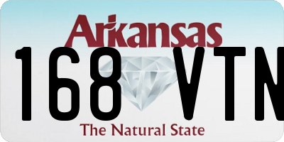 AR license plate 168VTN