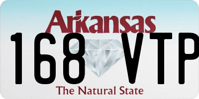 AR license plate 168VTP