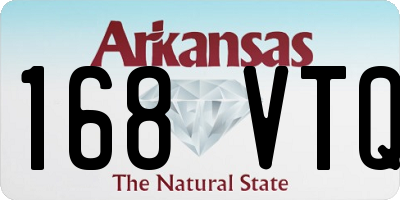 AR license plate 168VTQ