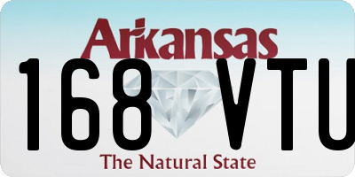 AR license plate 168VTU