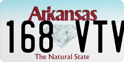 AR license plate 168VTV