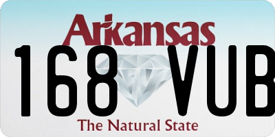 AR license plate 168VUB