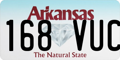 AR license plate 168VUC