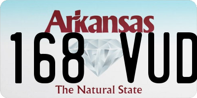 AR license plate 168VUD