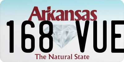 AR license plate 168VUE