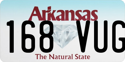 AR license plate 168VUG