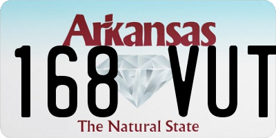 AR license plate 168VUT