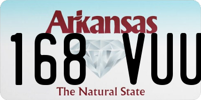 AR license plate 168VUU