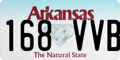 AR license plate 168VVB