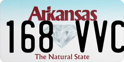 AR license plate 168VVC