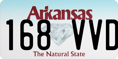 AR license plate 168VVD