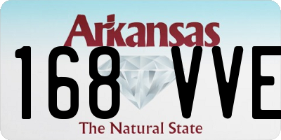 AR license plate 168VVE