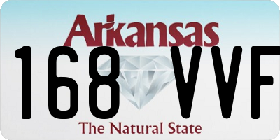 AR license plate 168VVF