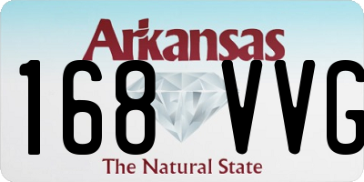 AR license plate 168VVG