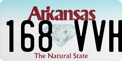 AR license plate 168VVH