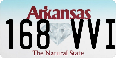 AR license plate 168VVI