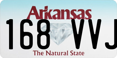 AR license plate 168VVJ