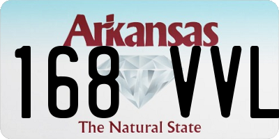 AR license plate 168VVL