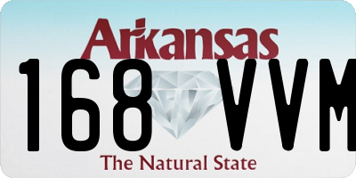 AR license plate 168VVM
