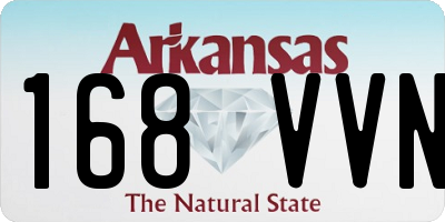 AR license plate 168VVN