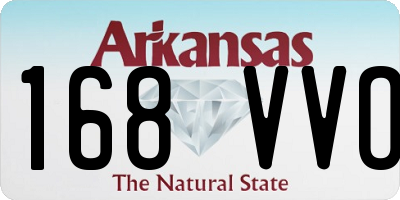 AR license plate 168VVO